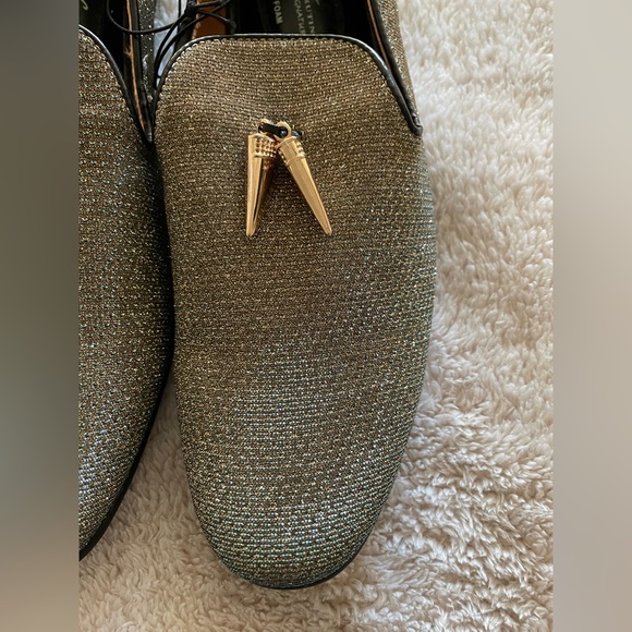 NWT GIORGIO BRUTINI COLLIDE GOLD SMOKER MEN’S FASHION SHOE - Picture 3 of 13